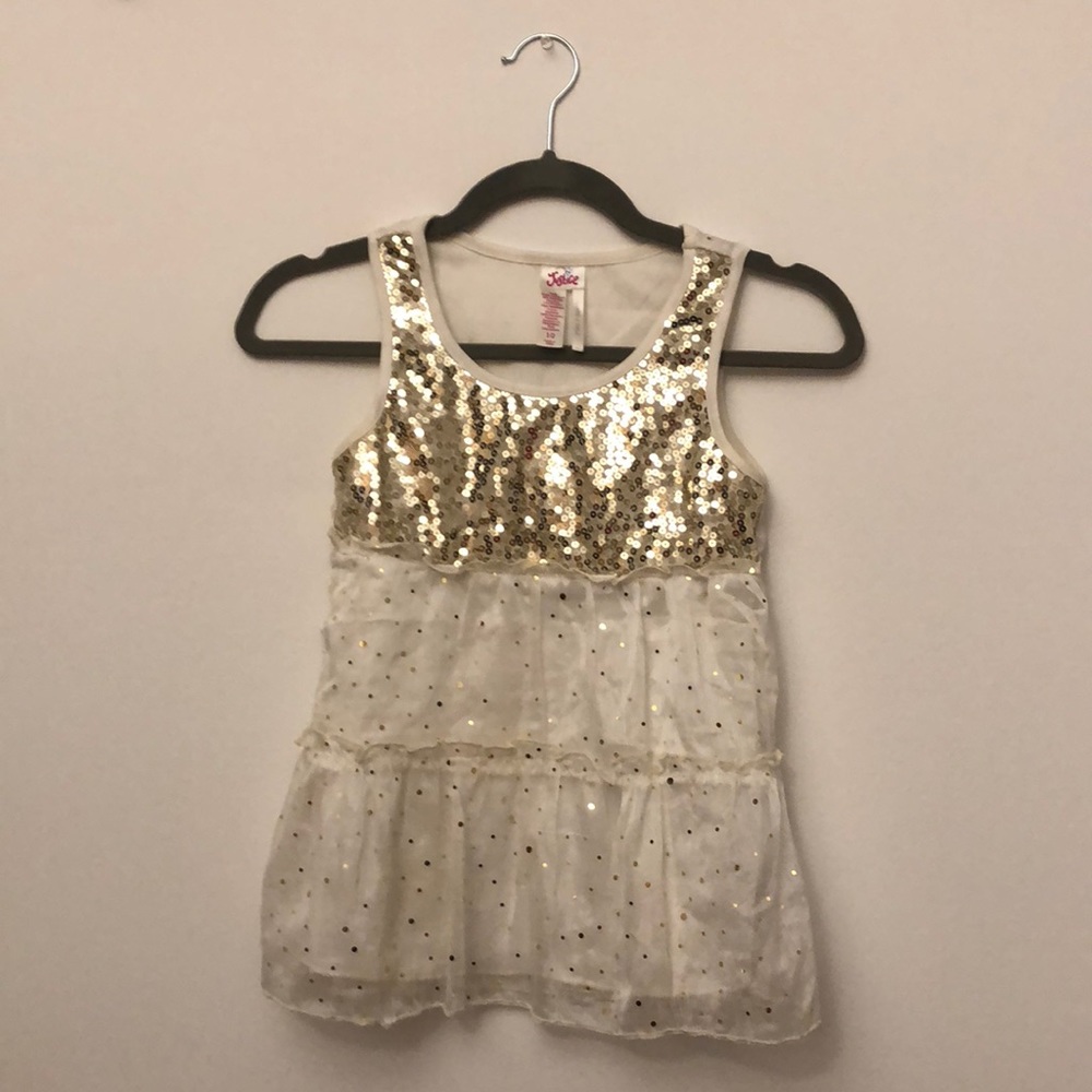 Justice Sparkly Top